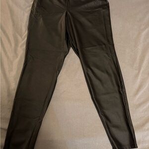 Torrid Black Faux Leather Pants